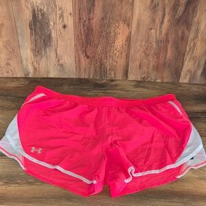 Under Armour Women's Hot Pink Lined Loose Athletic Shorts XXL     W151